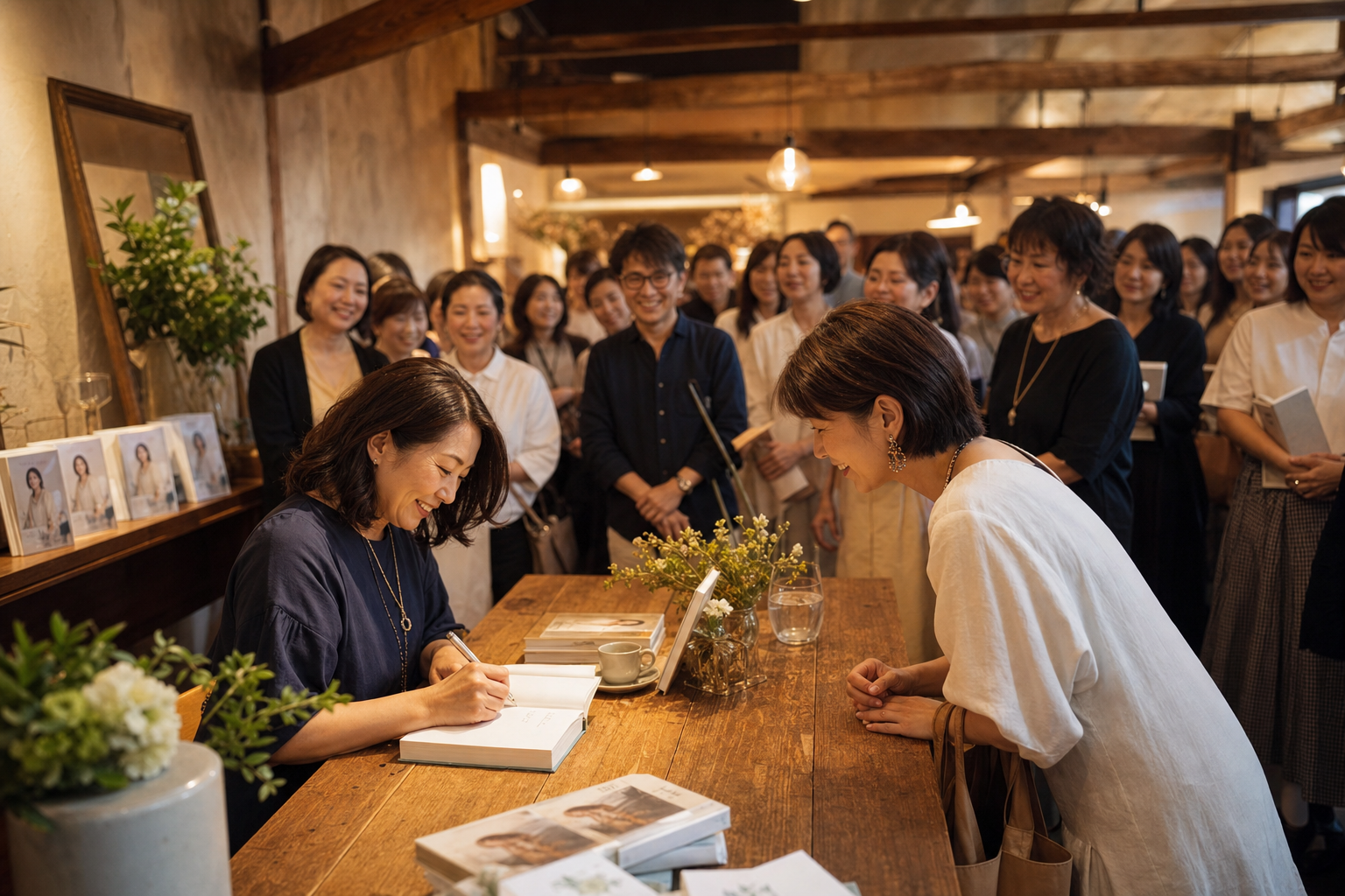 読者との距離が縮まるアットホームな交流会